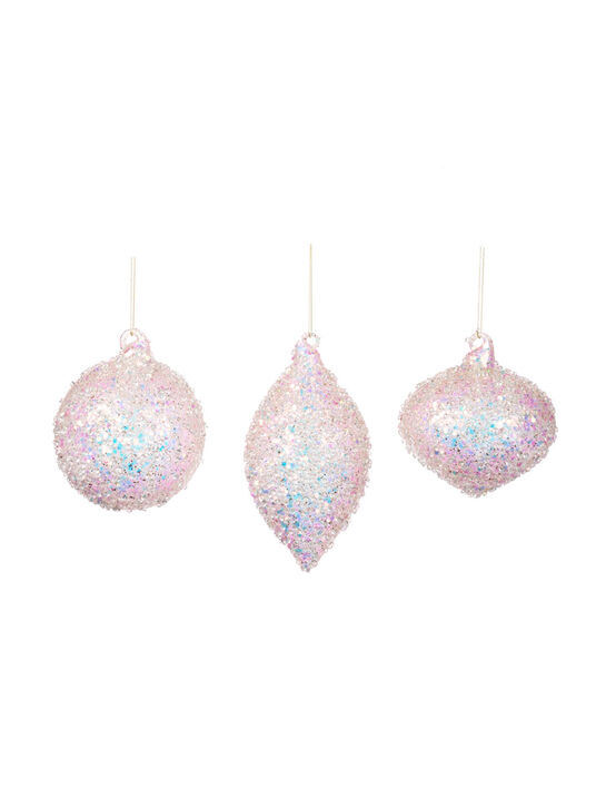 Елочные подвески Розовые шары, 10 см Goodwill | Фото 1