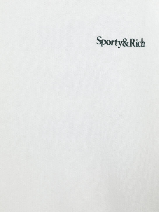Свитшот с лого Sporty&Rich | Фото 3