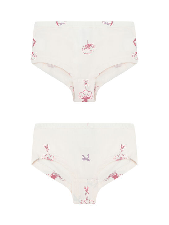 Трусы-шортики, комлект 2 шт, принт &quot;балерина&quot; Sanetta | Фото 1