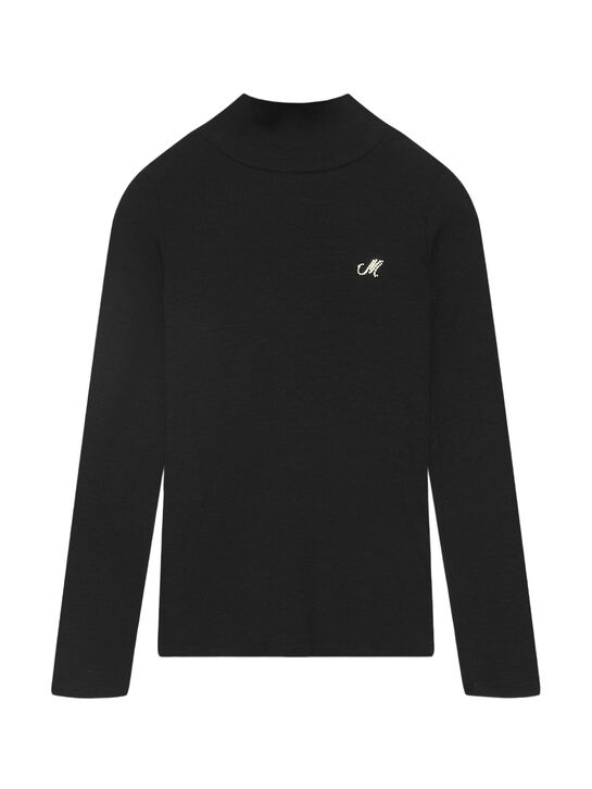 Водолазка в рубчик Monnalisa | Фото 1