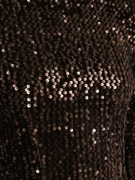 Платье макси с пайетками с открытой спиной Dan Maralex | Фото 5