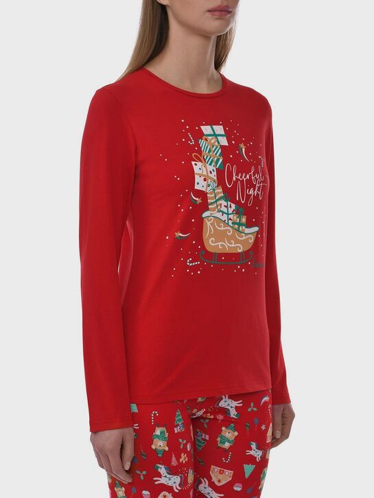 Пижама с принтом &quot;Веселая ночь&quot; Eirene | Фото 3