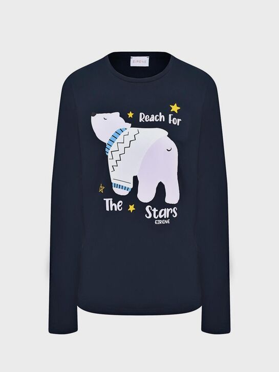 Пижама с принтом &quot;Белые медведи&quot; Eirene | Фото 5