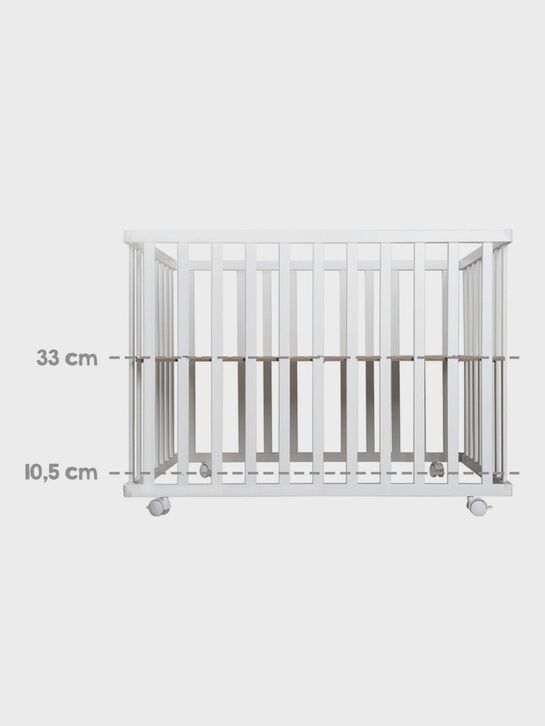 Манеж детский складной Foldable playpen серый, 74 х 100 см Roba | Фото 5