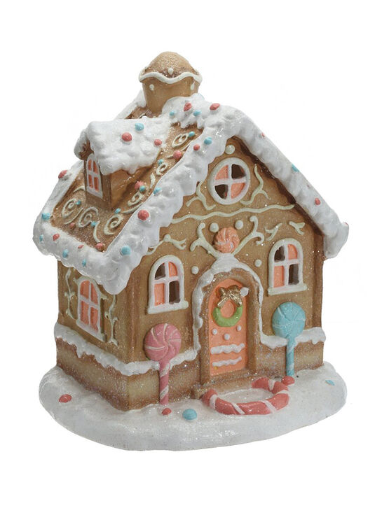 Фигрка декоративная &quot;Домик&quot; с подсветкой (АААх3) 28 см TIANQIN ARTS AND CRAFTS | Фото 10