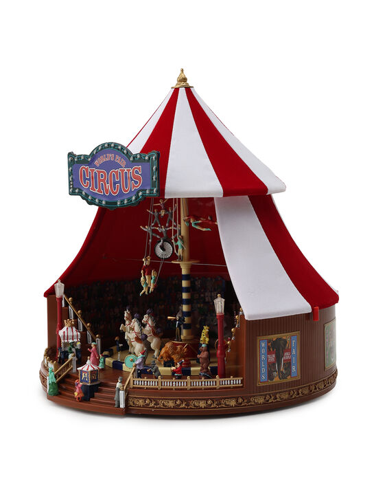Новогодний сувенир Цирк &quot;Большой топ&quot;, 31 см, адаптер Musicboxworld | Фото 7