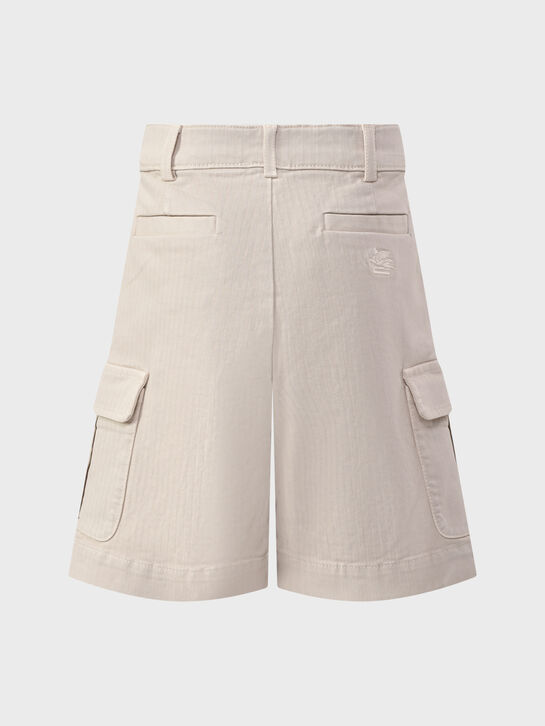 Бермуды с карманами-карго, серые Etro | Фото 2