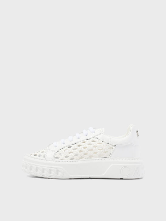 Кеды плетеные, белые Casadei | Фото 1