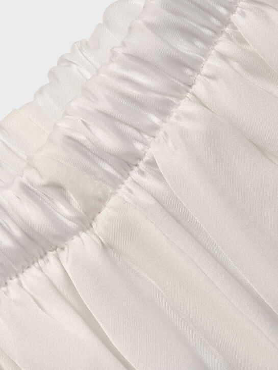 Комплект: платье и шорты, белый Monnalisa | Фото 6