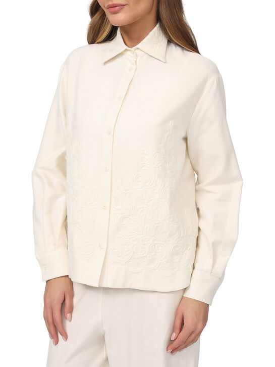 Рубашка с вышивкой Ermanno Scervino | Фото 3