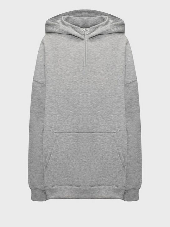Толстовка-худи с застежкой на молнию, серая Pietro Brunelli | Фото 1