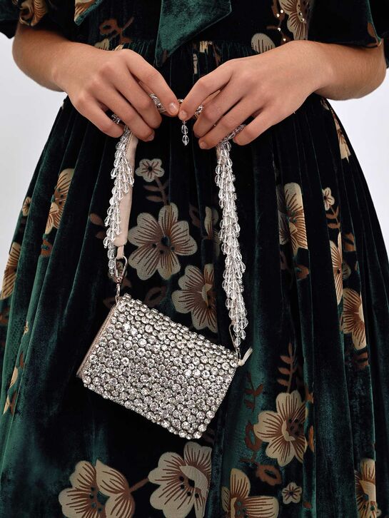 Сумка с камнями и стразами Maison Ava | Фото 3