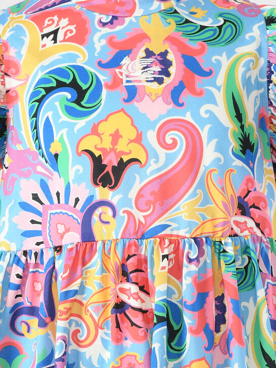 Платье с растительным принтом Etro | Фото 3