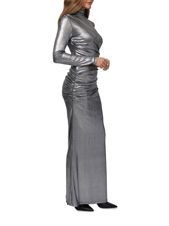 Платье-макси со сборкой на талии Dan Maralex | Фото 5