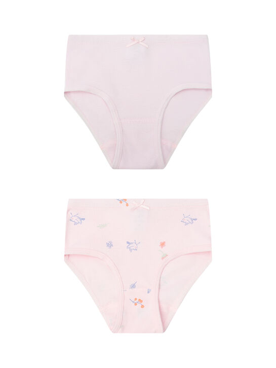 Трусы, комплект 2 шт, розовые Sanetta | Фото 1