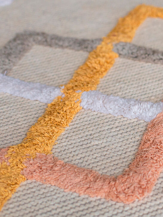 Хлопковый ковер Lillaland Dreams of Geometry 80х230 см  | Фото 5