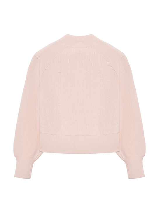 Кардиган с лого в стразах, розовый Ermanno Scervino | Фото 2