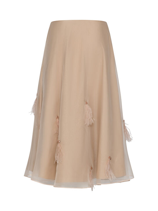 Юбка из шелковой органзы Dorothee Schumacher | Фото 7