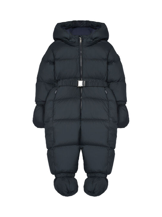 Комбинезон стеганый с капюшоном, синий ADD | Фото 1