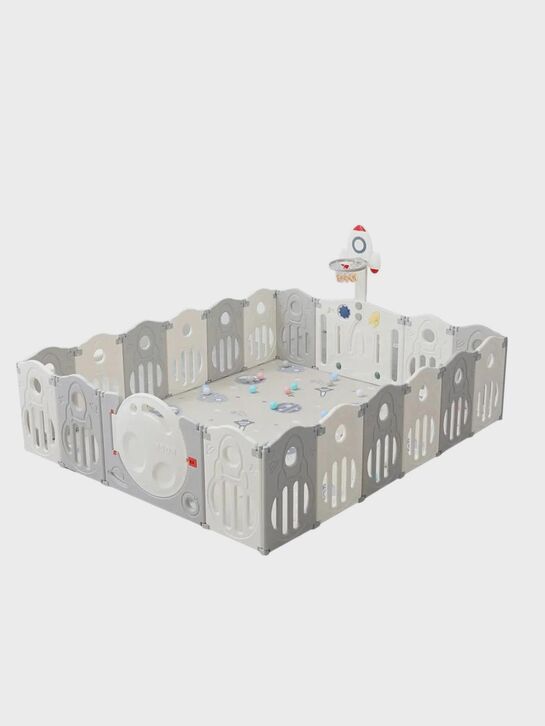 Манеж Kids SUPREME Space grey, 200x240 UNIX Kids | Фото 1