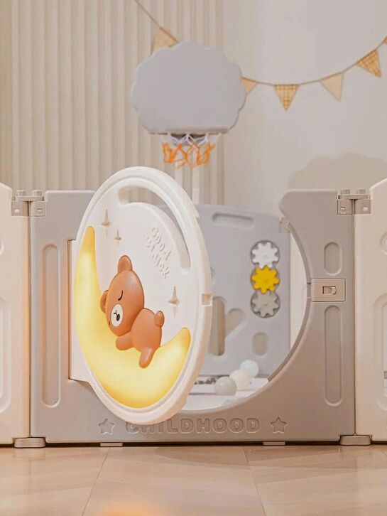 Манеж Kids DeLuxe Grey 180x200 см UNIX Kids | Фото 8