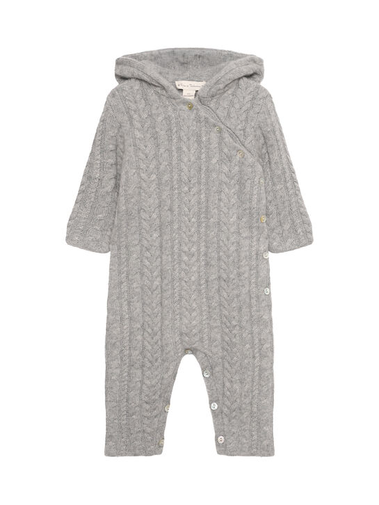 Комбинезон из кашемира, серый Oscar et Valentine | Фото 1