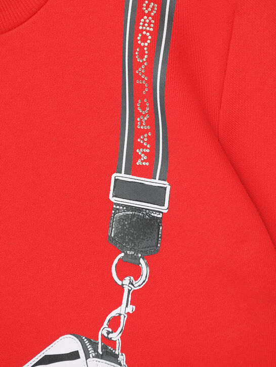 Платье-футболка с принтом &quot;сумка&quot; Marc Jacobs | Фото 3