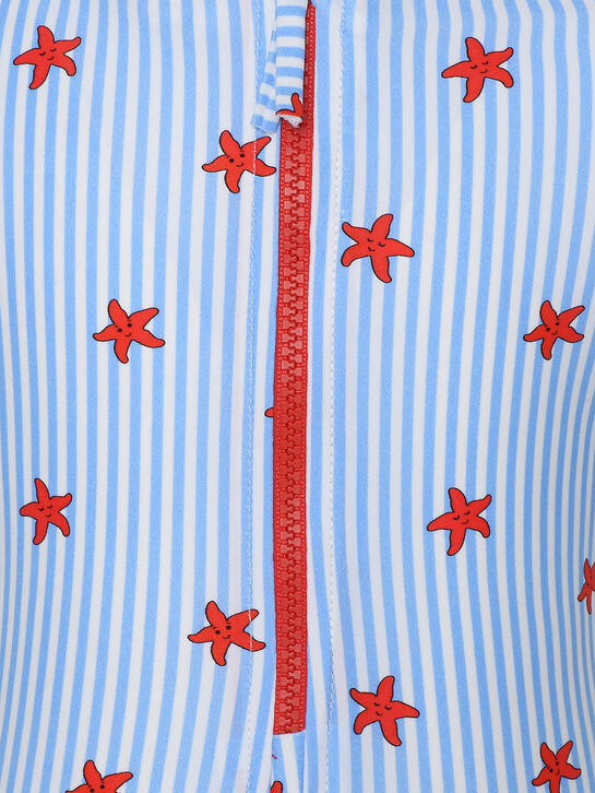 Купальник в полоску с принтом &quot;звезды&quot; Saint Barth | Фото 3