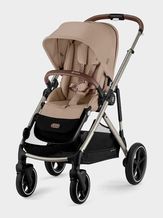 Коляска Gazelle S TPE Almond Beige с корзиной и дождевиком CYBEX | Фото 1
