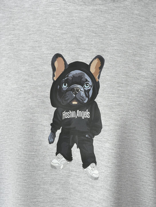 Футболка с принтом Бульдога Flashin | Фото 6