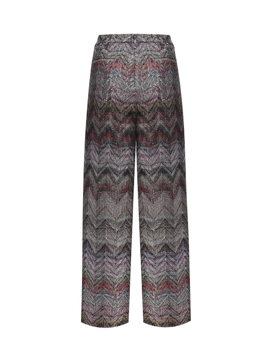 Брюки с узором зигзаги и пайетками Missoni | Фото 2