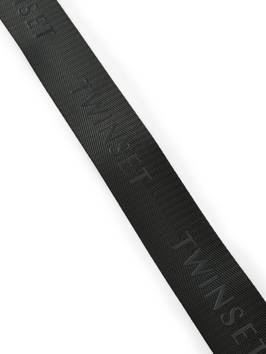 Сумка с лого в тон, черная TWINSET | Фото 7