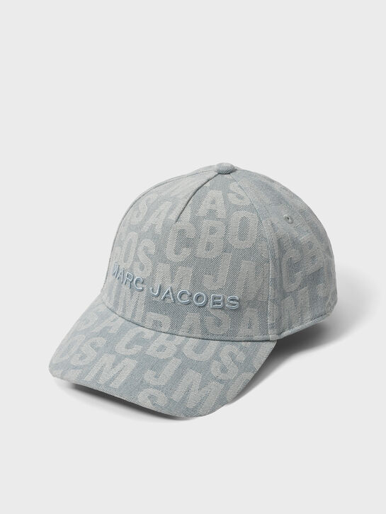 Бейсболка джинсовая со сплошным лого Marc Jacobs | Фото 1