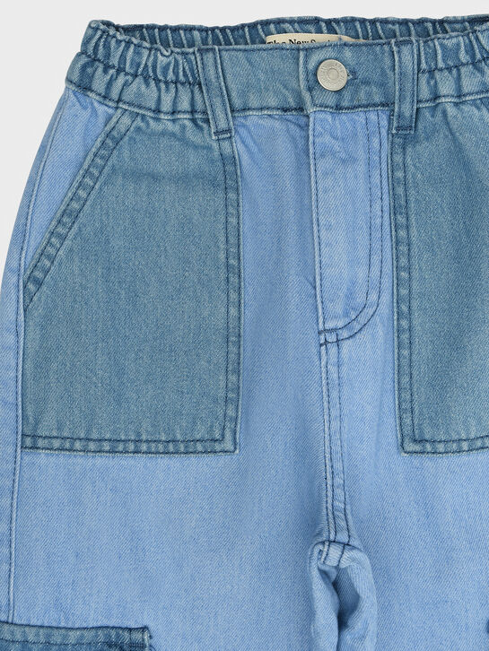 Джинсы с карманами-карго The New Society | Фото 3