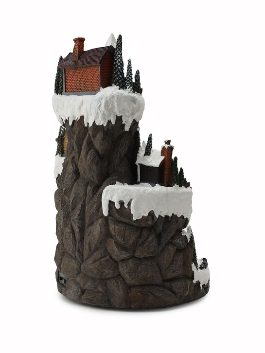 Новогодний сувенир &quot;Освещенная горная сцена. Поезд,&quot; 8 .мелодий Musicboxworld | Фото 6