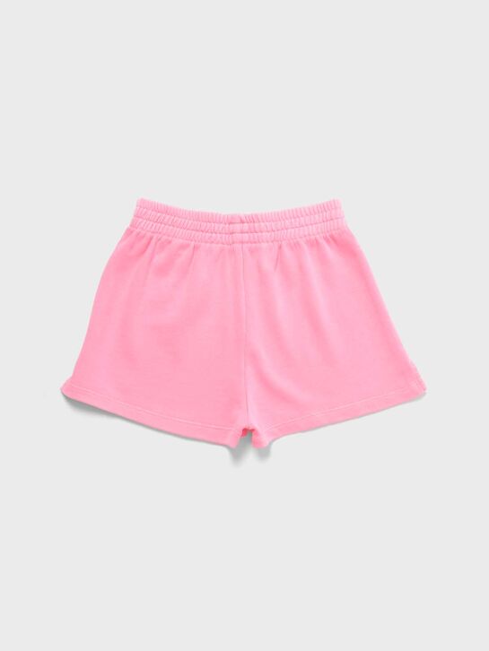 Шорты с поясом на резинке, розовые Patrizia Pepe | Фото 3