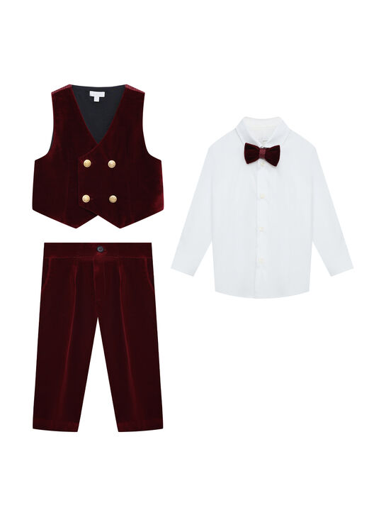 Комплект: жилет, рубашка и брюки Baby A | Фото 1