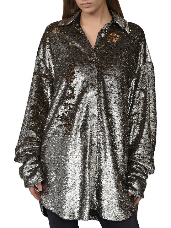 Рубашка в пайетках Flashin | Фото 5