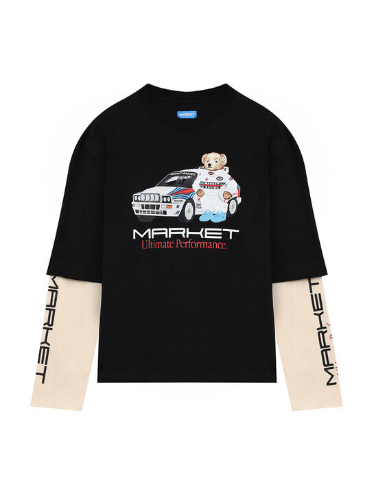 Лонгслив с имитацией футболки Market | Фото 1