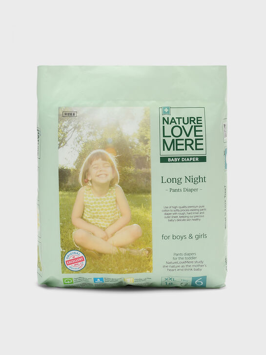 Подгузник-трусики ночные Long Night XXL от 13 кг, 18 шт NATURE LOVE MERE | Фото 1