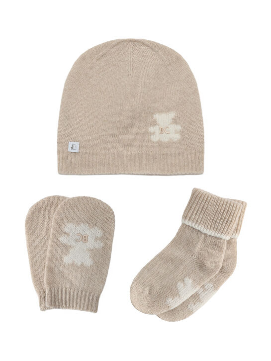 Комплект: шапка, рукавички и носочки Brunello Cucinelli | Фото 1