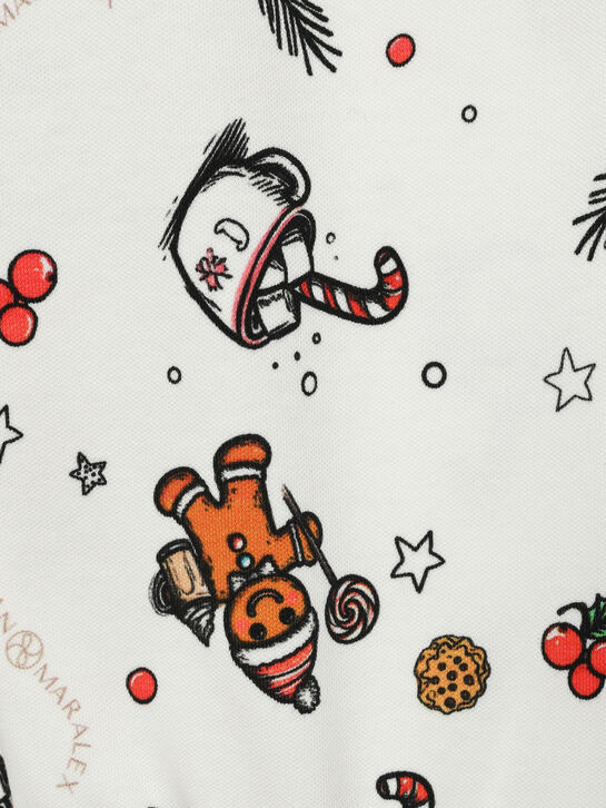 Пижама с новогодним принтом Dan Maralex | Фото 7