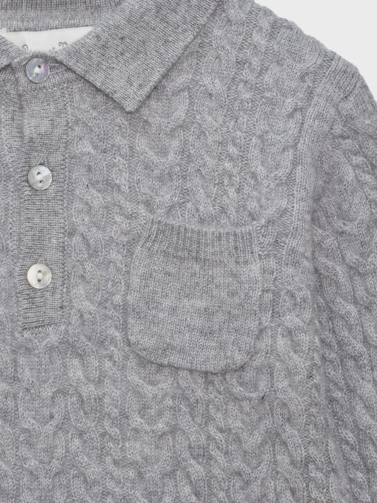 Джемпер поло кашемировый Oscar et Valentine | Фото 3