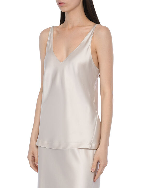 Топ из шелка, белый Dorothee Schumacher | Фото 3