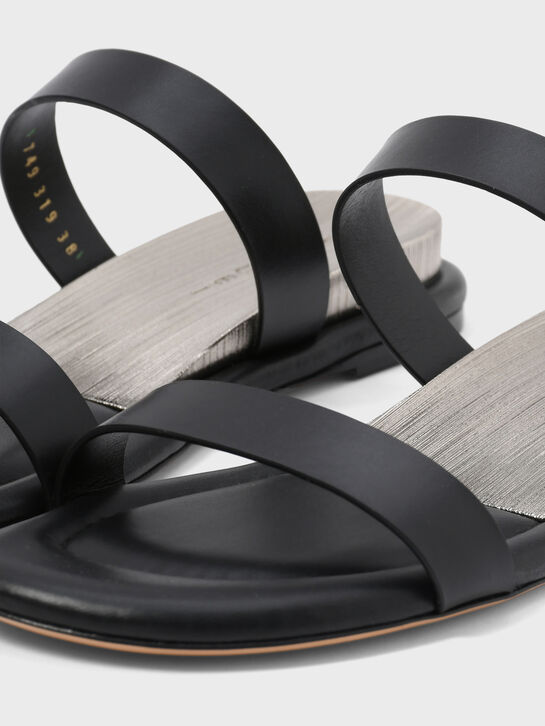 Сандалии Zep Blade, черные Casadei | Фото 7