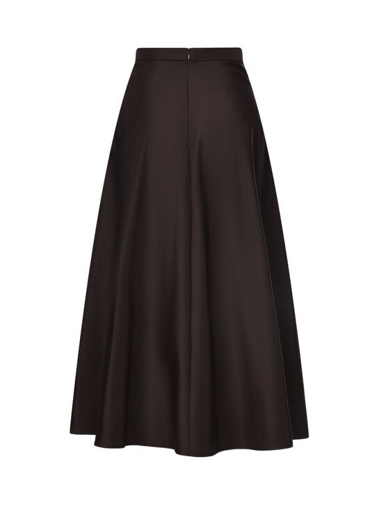 Юбка миди, коричневая Dorothee Schumacher | Фото 6