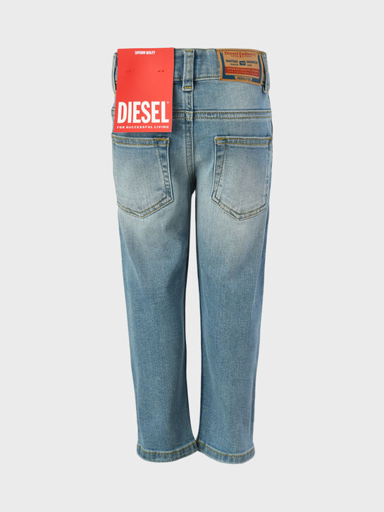 Джинсы выбеленные с разрезами Diesel | Фото 2