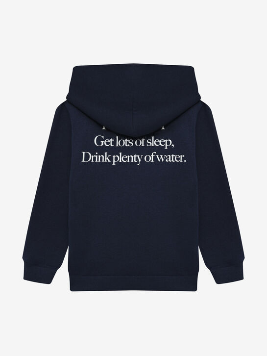 Толстовка-худи темно-синяя Sporty&Rich | Фото 2