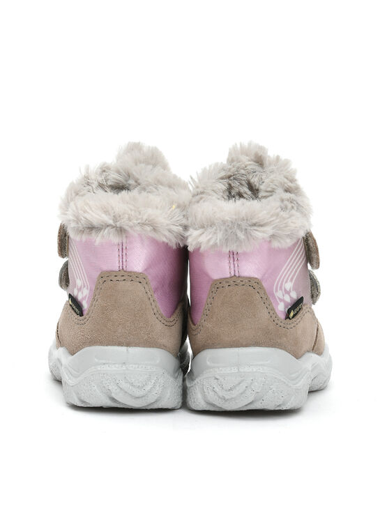 Сапоги мембранные с застежками велкро, бежевые SUPERFIT | Фото 3