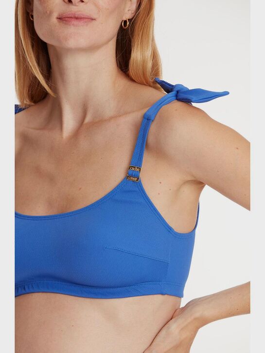 Купальник для беременных раздельный, синий Cache Coeur | Фото 6